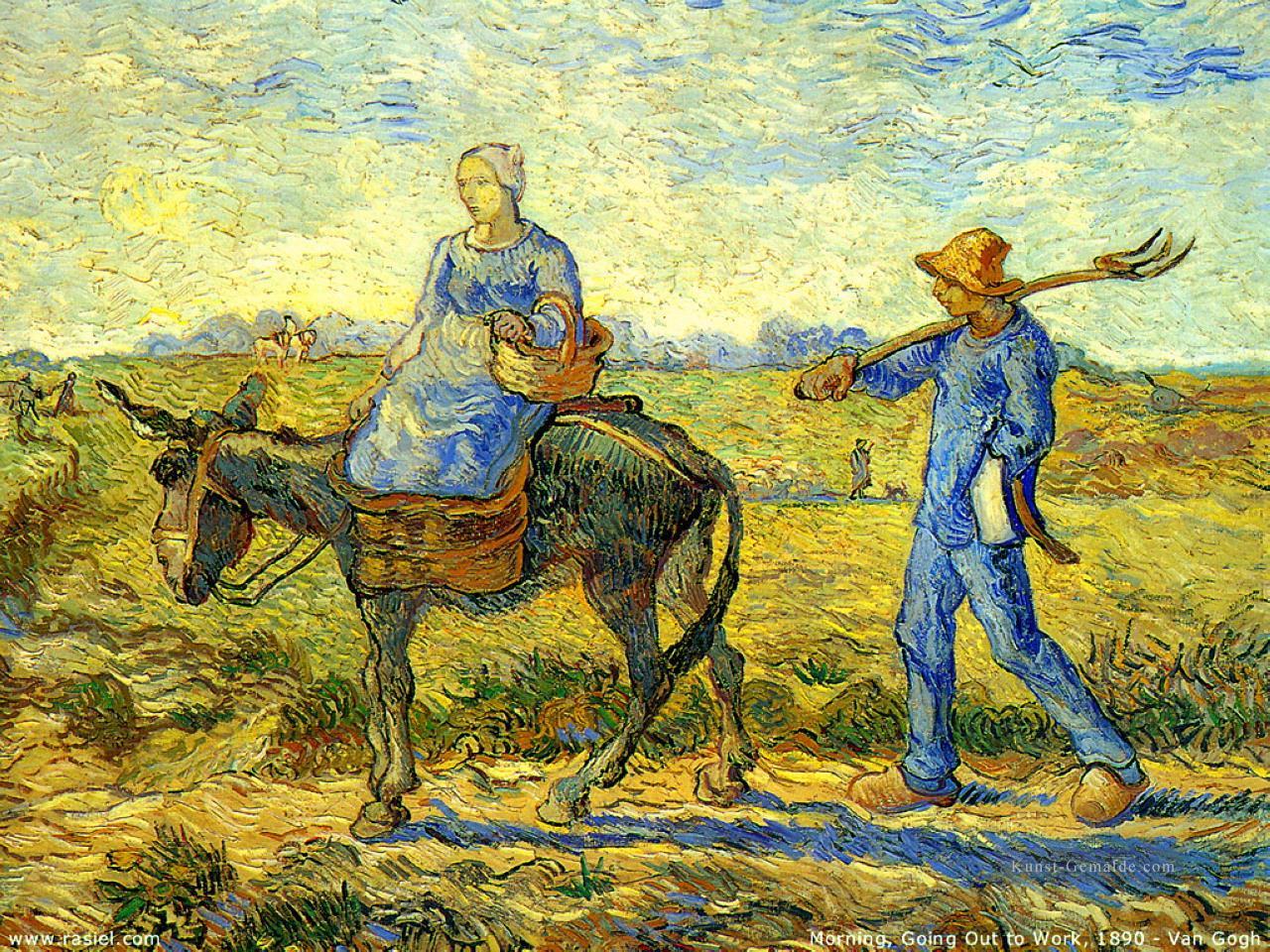 Morgen gehen Vincent van Gogh to Work Ölgemälde
